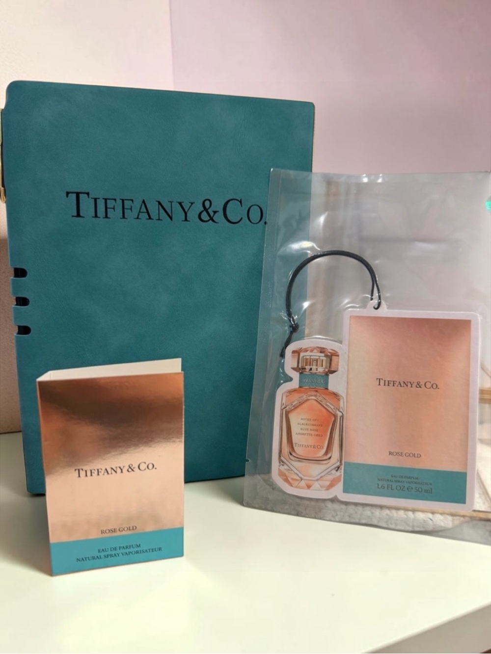 Tiffany & Co. Suede + Pen OR Hardcover Notebook & EDP + Freshie | Pick 1 ☝️